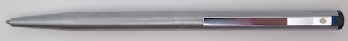 ITEM #5227: SHEAFFER BALLPOINT IN BRUSHED STAINLESS STEEL. TWIST ACTUATED.