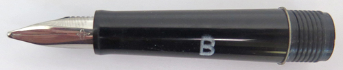 #6391: PARKER JOTTER FOUNTAIN PEN NIB/SECTION/FEED. STAINLESS BROAD NIB. In origional packaging w directions