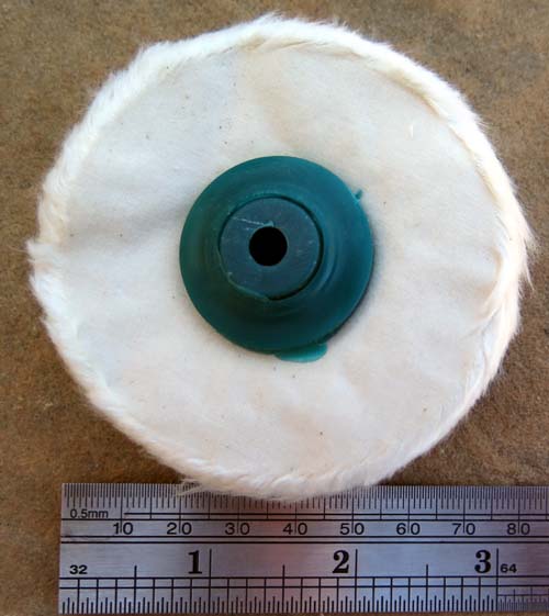 3" unstitched buffing wheel