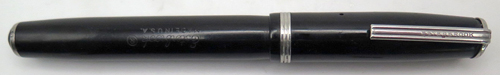 ITEM #3265: ESTERBROOK BLACK MODEL J DOUBLE JEWEL FOUNTAIN PEN. "TENNESEE COAL/IRON" IMPRINT. 1551 NIB. LEVER FILLER.