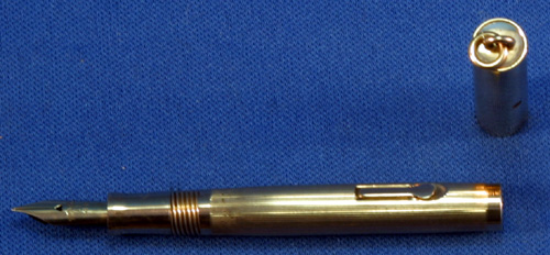 TINY GOLD FILLED LEVER FILLING FOUNTAIN PEN