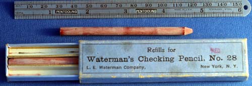 REFILLS FOR WATERMAN's CHECKING PENCIL #28