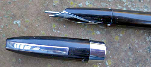 Sheaffer Javelin Silver Metal Fountain Pen 2004 MINT New-Old-Stock Fine Nib