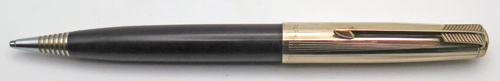 ITEM #6083: PARKER 51 PENCIL IN RARE PLUM COLOR. GOLD PLATED TRIM. MECHANISM WORKS. 