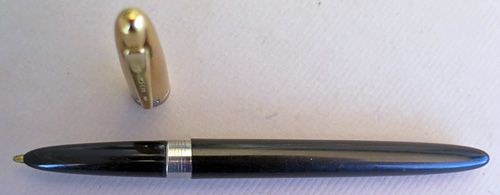EARLY PARKER BALLPOINT IN BLACK AND CHROME WITH GOLD FILLED TRIM