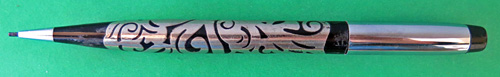 6236: REDIPOINT TWIST PENCIL WITH SILVER FILIGREE OVERLAY