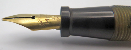 ITEM #6434: WEAREVER FLEXIBLE COMBO WITH FINE WARRANTED 14K FLEXIBLE NIB. Pencil uses .046" leaads and it works, both ways