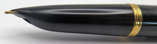 ITEM #6457: PARKER 51 EMPIRE FOUNTAIN PEN IN BLACK. PARKER 51 SPECIAL EDITION. STERLING CAP. FINE NIB.