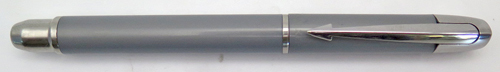 ITEM #6752: PARKER IM FOUNTAIN PEN IN GREY. CHROME TRIM. NIB IS MEDIUM