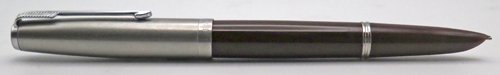 ITEM #6777: PARKER 51 VACUMATIC IN BURGUNDY. LUSTRALOY CAP. "MADE IN USA". DATE CODE ".T.7". FANTASTIC 51 STUB NIB IN BB (maybe BBB).