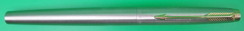 ITEM #6795: PARKER 75 FLIGHTER FOUNTAIN PEN. NIB IS 14K IN BROAD. 