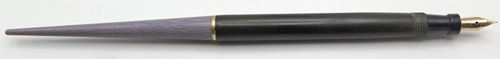 ITEM #6799: PARKER CERAMIC DUOFOLD DESK BASE IN TUTI FRUTI (RAINBOW) COLOR. 