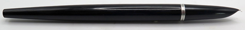 ITEM #6809: PARKER 51 AEROMETRIC DESK FOUNTAIN PEN IN BLACK. NIB IS MEDIUM GRADE. MKIII SHAPED END.