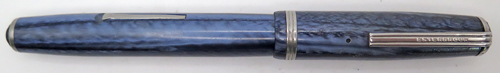 ITEM #6866: ESTERBROOK DOUBLE JEWEL J SERIES FOUNTAIN PEN IN COBALT BLUE. LEVER FILLER. 2556 NIB