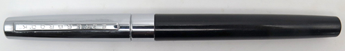 ITEM #6871: ESTERBROOK CX-100 FOUNTAIN PEN IN BLACK. CARTRIDGE FILLER. FRICTION FIT CAP. NIB mo 2556 IN MED/FINE.