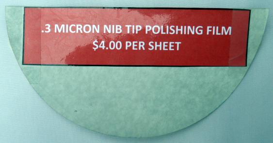 .3 micron nib polishing paper
