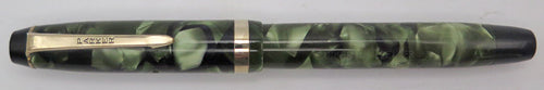 PARKER CHALLENGER FOUNTAIN PEN IN GREEN MARBLE