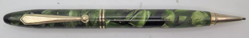 PARKER PARKETTE PENCIL IN BLACK/GREEN MARBLE