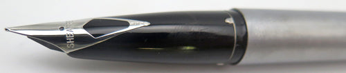 SHEAFFER IMPERIAL BRUSHED STAINLESS STEEL FOUNTAIN PEN