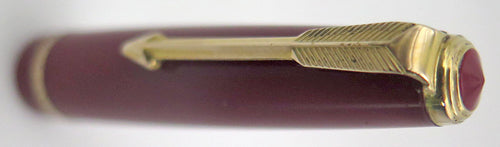 PARKER SLIMFOLD FOUNTAIN PEN IN BURGUNDY