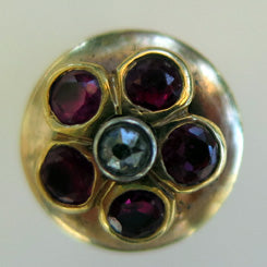 VAN CLEEF & ARPELS JEWEL STUDDED FOUNTAIN PEN in 14K