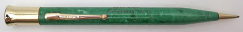 Sheaffer Flat Top Advertisment Pencil in Jade Green
