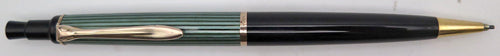 PELIKAN SOUVARN PENCIL IN GREEN STIPES