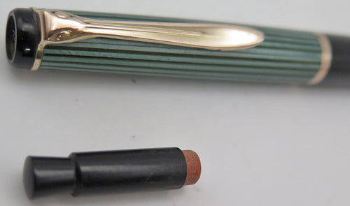 PELIKAN SOUVARN PENCIL IN GREEN STIPES