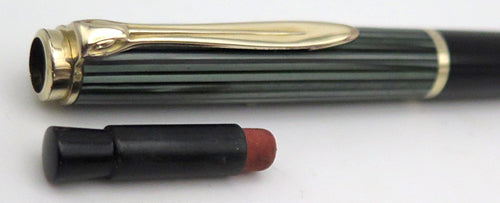 PELIKAN SOUVARN PENCIL IN GREEN STIPES