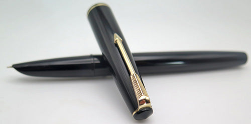 PARKER 17 AEROMETRIC FOUNTAIN PEN IN BLACK