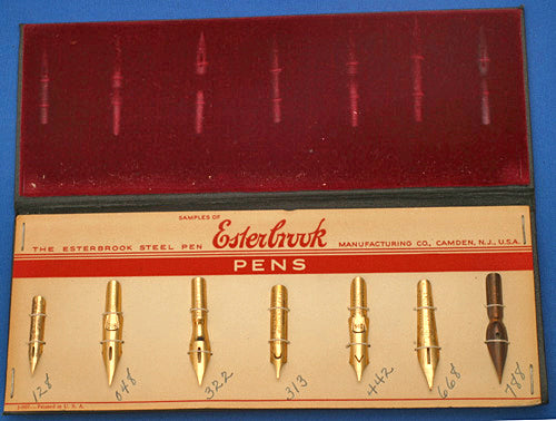ESTERBROOK DIP-LESS PEN SAMPLE CASE