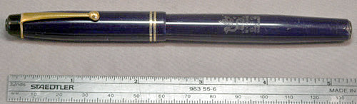 WYVERN 630 FOUNTAIN PEN IN BLUE, Flexible Nib