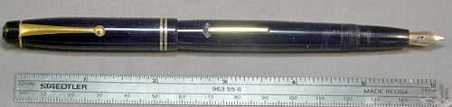 WYVERN 630 FOUNTAIN PEN IN BLUE, Flexible Nib