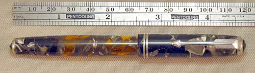 Parker Vacumatic Fountain Pen in Grey/Transparent