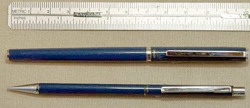 SAILOR CHALANA FOUNTAIN PEN & PENCIL SET in BLUE