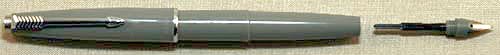 Parker Arrow Fountain Pen in Grey