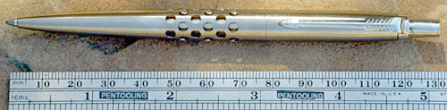 Parker Jotter in IN PERFERATED STAINLESS STEEL