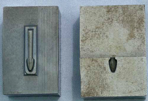 Parker Arrow Clip Master Punch, No Feathers, Set of 2 Stamps