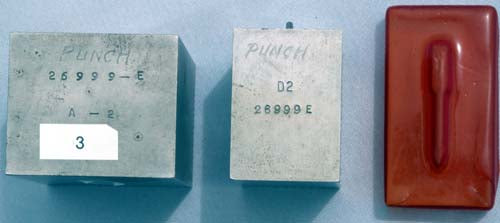 Parker Arrow Shaped Clip Punch, Set of 2 Stamps