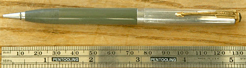 Parker 51 Vacumatic Pencil in Grey with Coin Silver Cap