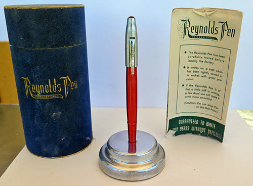 REYNOLDS INTERNATIONAL BALLPOINT IN ANODIZED RED