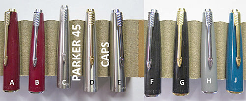 Parker 45 Fountain Pen Caps