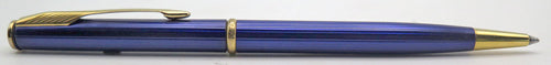 PARKER INSIGNIA TWIST BALLPOINT PEN IN COBALT BLUE