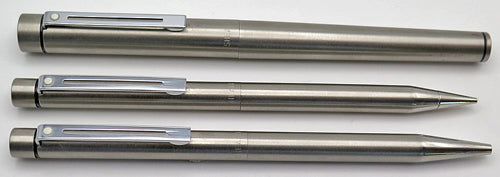 SHEAFFER OVERSIZE TARGA IN BRUSHED STAINLESS, Set of 3