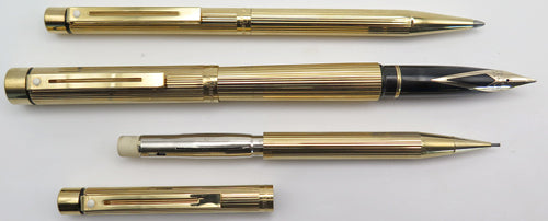 SHEAFFER STANDARD SIZE TARGA IN GOLD, SET OF 3