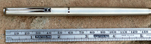 Inoxcrom 77 Fountain Pen in Brushed Stainless