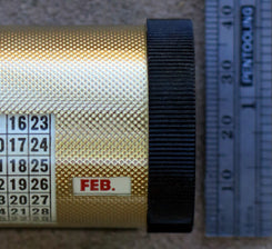 Desk Base Calendar in Metal + Plastic