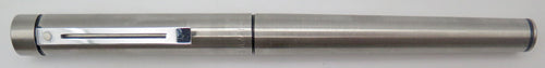 SHEAFFER TARGA FOUNTAIN PEN IN BRUSHED STAINLESS STEEL -left handed nib