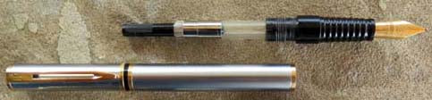 Waterman's Laureat I / II Hybrid Fountain Pen in Stainless