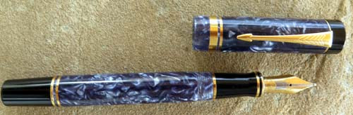 PARKER DUOFOLD SPECIAL EDITION CENTENNIEL IN BLUE MARBLE
